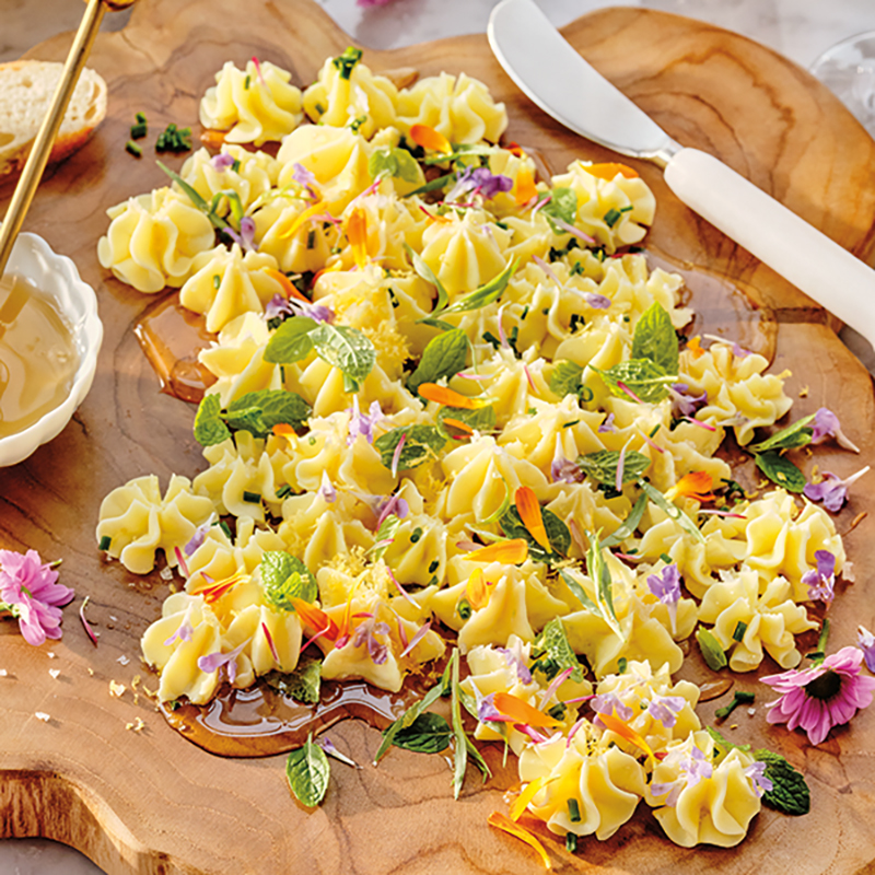 Springtime Honey & Flower Butter Board BCLIQUOR